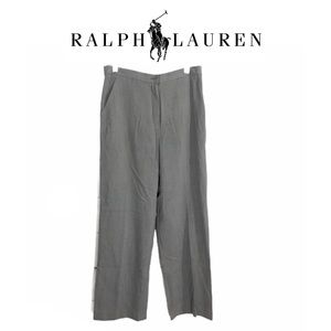 Ralph Lauren Light Gray Wide-Leg Trousers